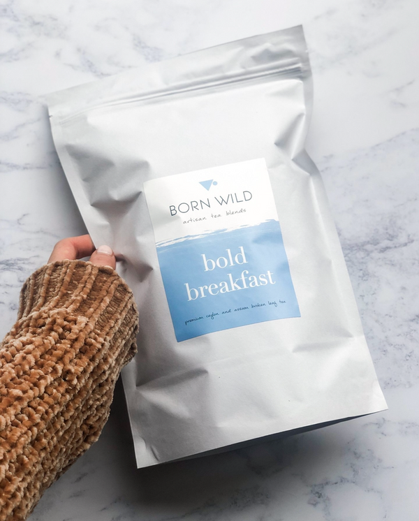 Born Wild Tea, Bold Breakfast Tea.