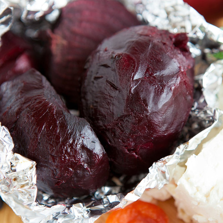 Cooked beetroot.