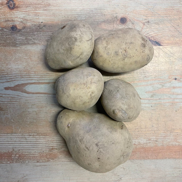 Five sagitta potatoes.