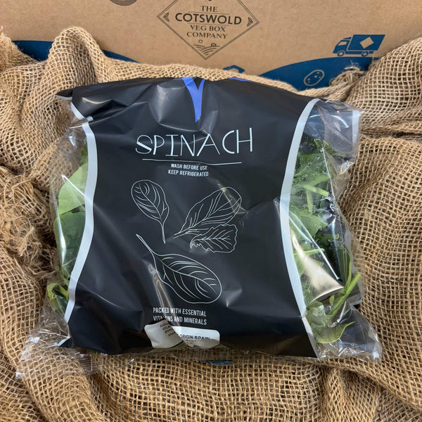 A bag of spinach.