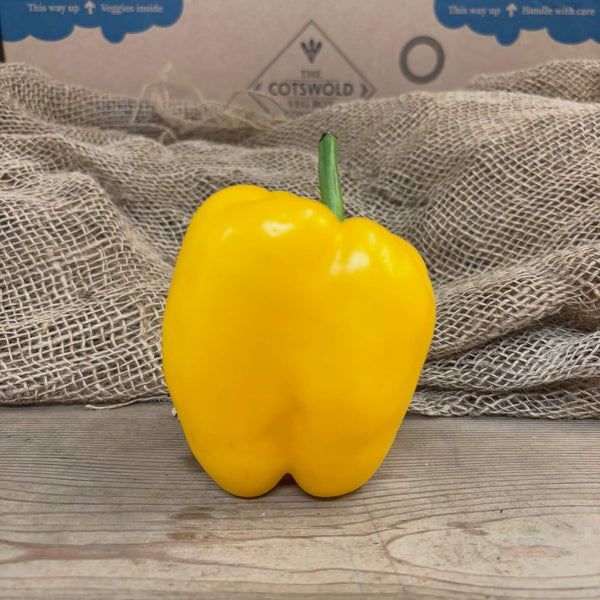 One yellow pepper.